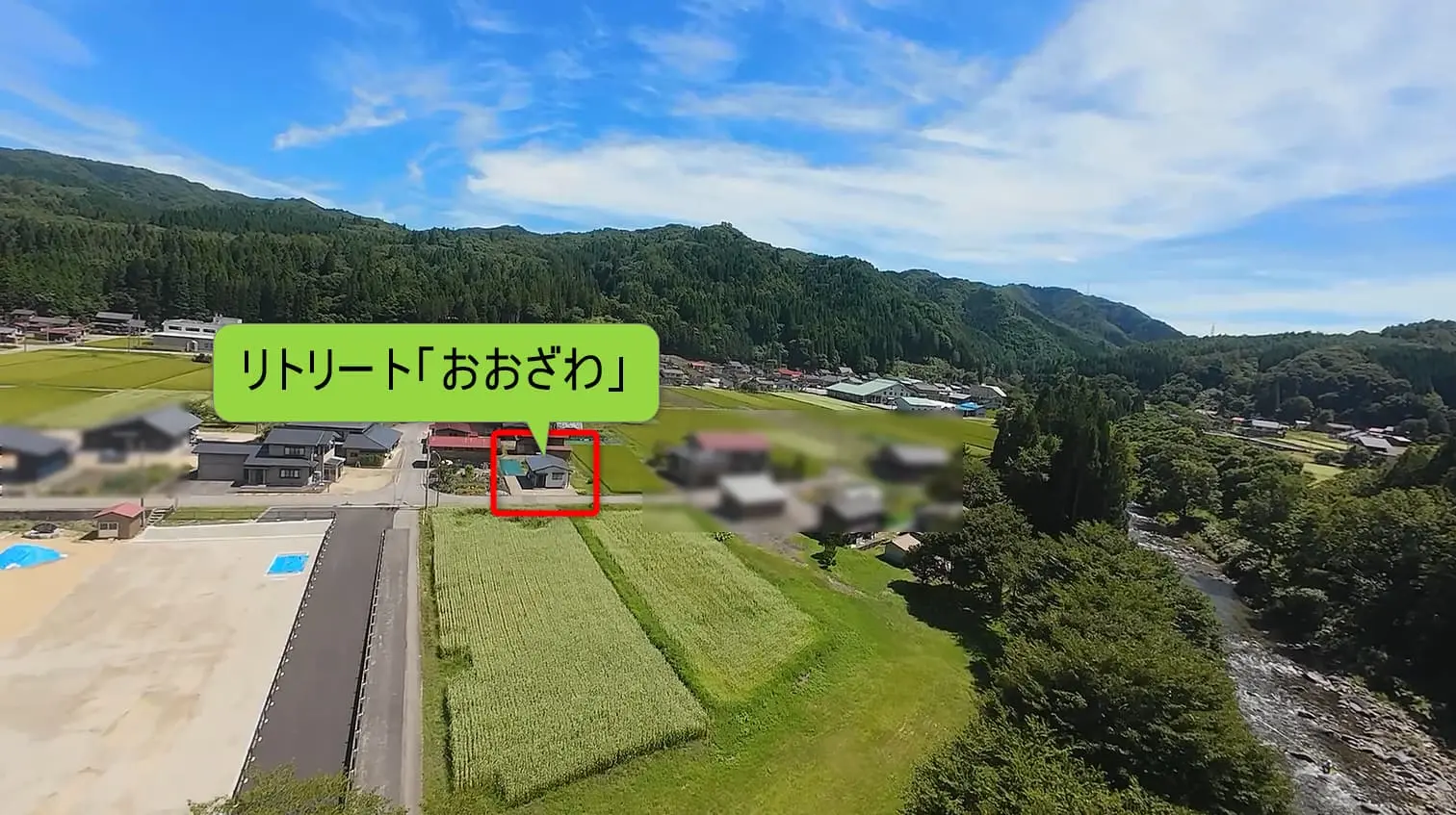 リトリート「おおざわ」の場所